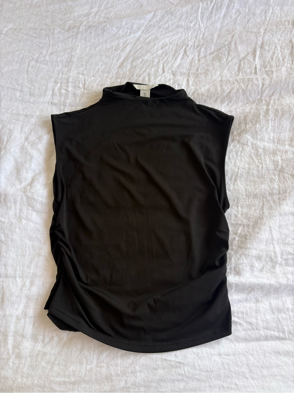H&M Black Sleeveless Mock Neck Tank
